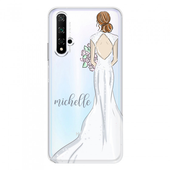 HONOR - Honor 20 - Soft Clear Case - Bride To Be Redhead Dark