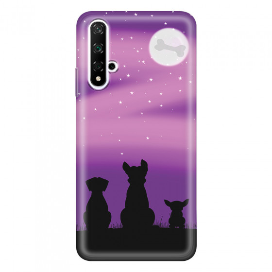 HONOR - Honor 20 - Soft Clear Case - Dog's Desire Violet Sky