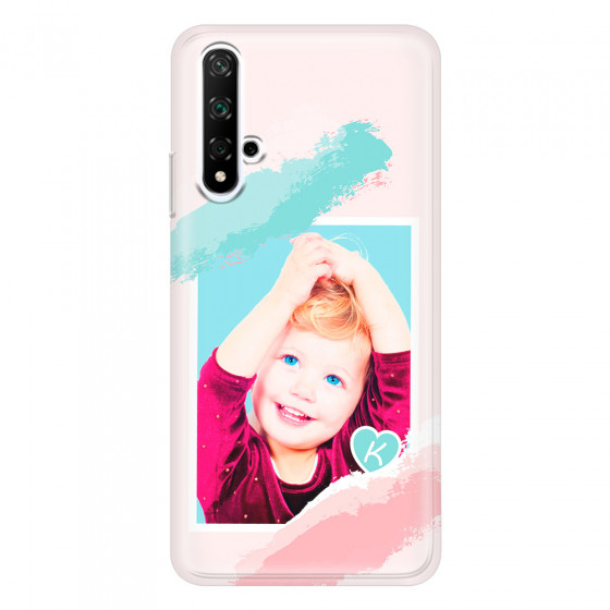 HONOR - Honor 20 - Soft Clear Case - Kids Initial Photo