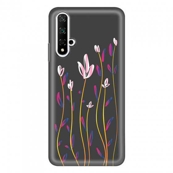 HONOR - Honor 20 - Soft Clear Case - Pink Tulips