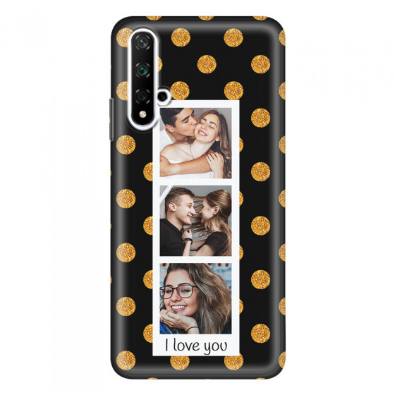 HONOR - Honor 20 - Soft Clear Case - Triple Love Dots Photo
