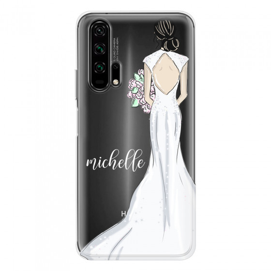 HONOR - Honor 20 Pro - Soft Clear Case - Bride To Be Blackhair