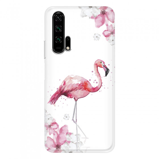 HONOR - Honor 20 Pro - Soft Clear Case - Pink Tropes
