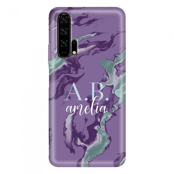 HONOR - Honor 20 Pro - Soft Clear Case - Streamflow Violet Ocean