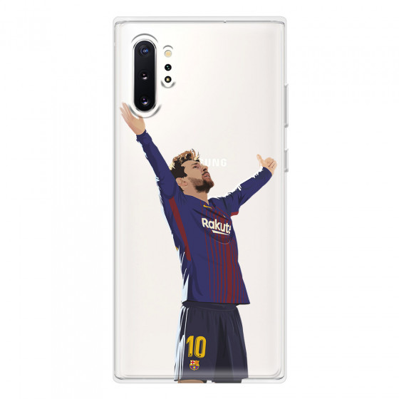 SAMSUNG - Galaxy Note 10 Plus - Soft Clear Case - For Barcelona Fans
