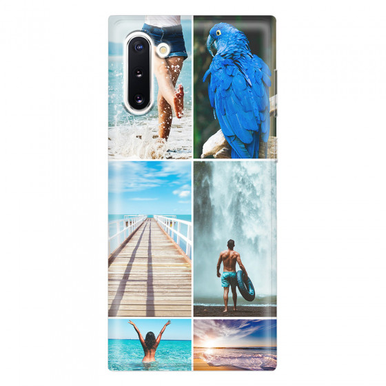 SAMSUNG - Galaxy Note 10 - Soft Clear Case - Collage of 6