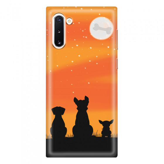 SAMSUNG - Galaxy Note 10 - Soft Clear Case - Dog's Desire Orange Sky