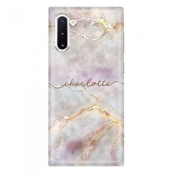 SAMSUNG - Galaxy Note 10 - Soft Clear Case - Marble Rootage