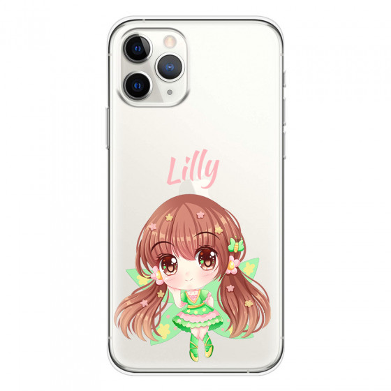 APPLE - iPhone 11 Pro - Soft Clear Case - Chibi Lilly