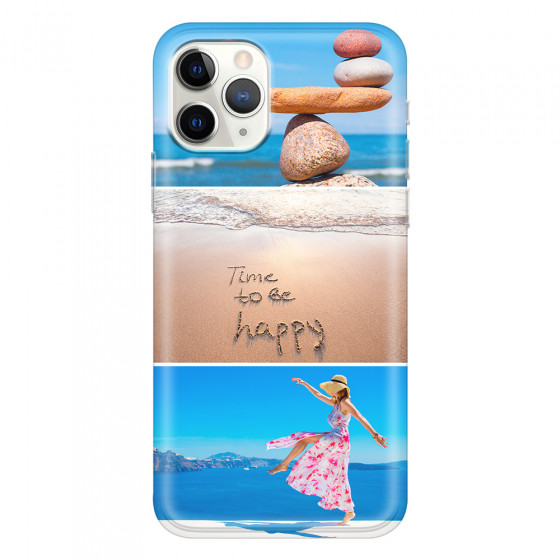 APPLE - iPhone 11 Pro - Soft Clear Case - Collage of 3