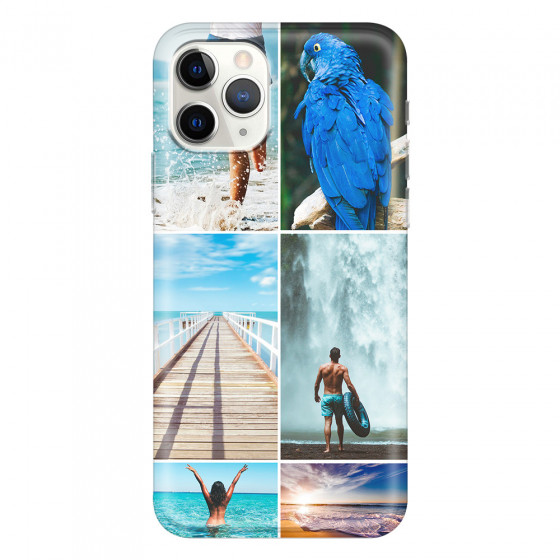 APPLE - iPhone 11 Pro - Soft Clear Case - Collage of 6