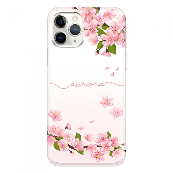 APPLE - iPhone 11 Pro - Soft Clear Case - Sakura Handwritten