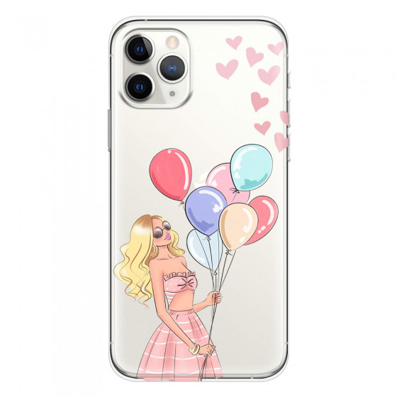 APPLE - iPhone 11 Pro Max - Soft Clear Case - Balloon Party