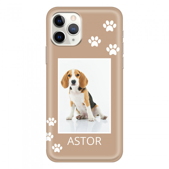 APPLE - iPhone 11 Pro Max - Soft Clear Case - Puppy