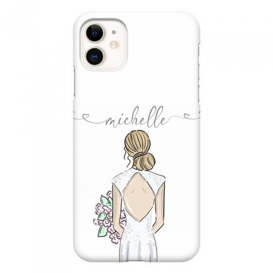 APPLE - iPhone 11 - 3D Snap Case - Bride To Be Blonde II. Dark