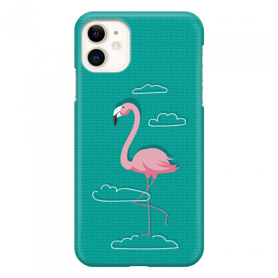 APPLE - iPhone 11 - 3D Snap Case - Cartoon Flamingo