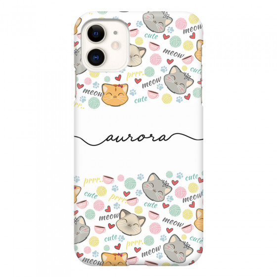 APPLE - iPhone 11 - 3D Snap Case - Cute Kitten Pattern