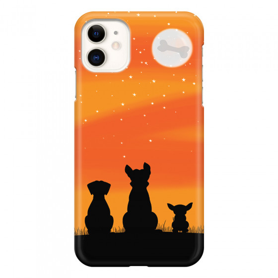 APPLE - iPhone 11 - 3D Snap Case - Dog's Desire Orange Sky