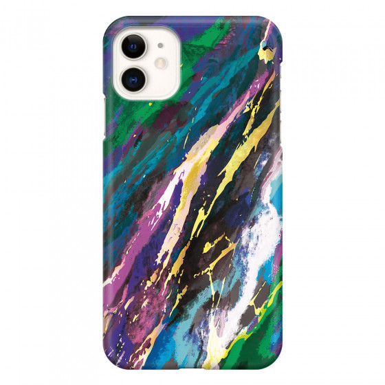 APPLE - iPhone 11 - 3D Snap Case - Marble Emerald Pearl