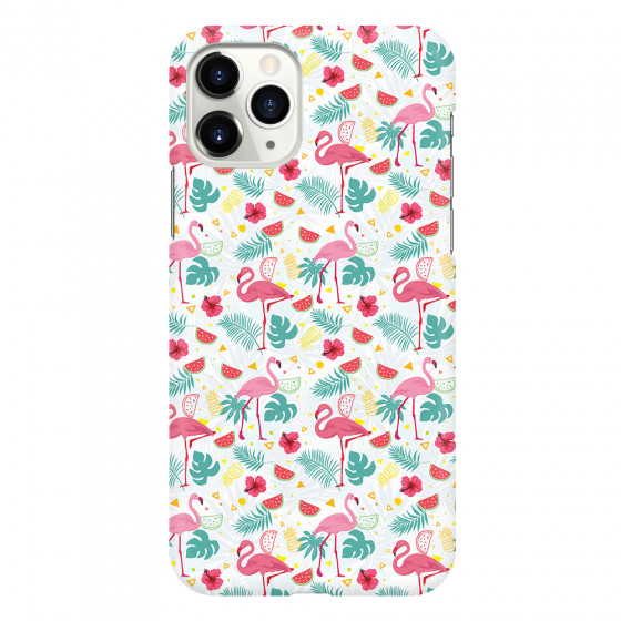 APPLE - iPhone 11 Pro - 3D Snap Case - Tropical Flamingo II