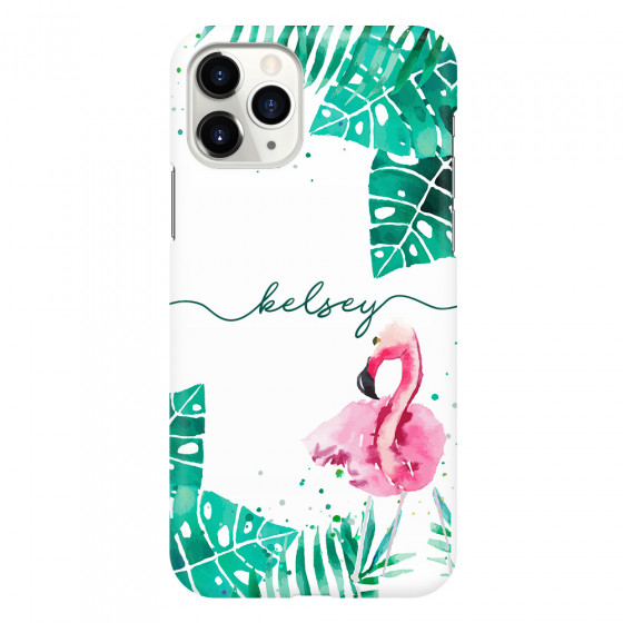 APPLE - iPhone 11 Pro Max - 3D Snap Case - Flamingo Watercolor