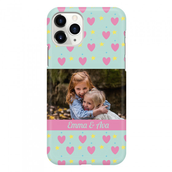 APPLE - iPhone 11 Pro Max - 3D Snap Case - Heart Shaped Photo