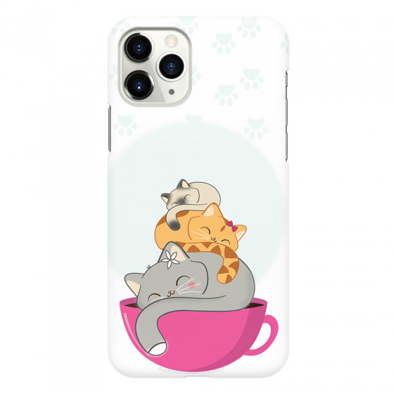 APPLE - iPhone 11 Pro Max - 3D Snap Case - Sleep Tight Kitty