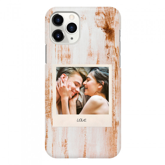 APPLE - iPhone 11 Pro Max - 3D Snap Case - Wooden Polaroid
