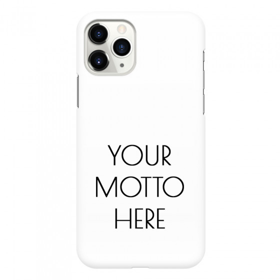 APPLE - iPhone 11 Pro Max - 3D Snap Case - Your Motto Here II.