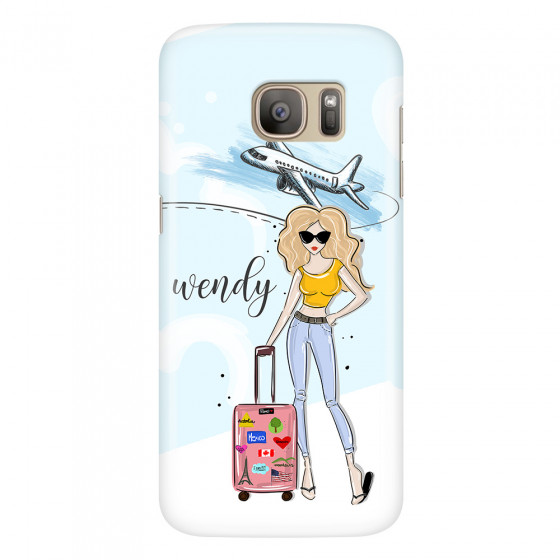 SAMSUNG - Galaxy S7 - 3D Snap Case - Travelers Duo Blonde