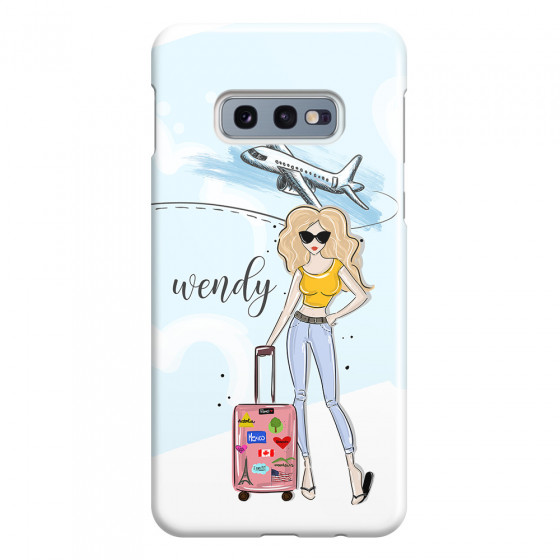 SAMSUNG - Galaxy S10e - 3D Snap Case - Travelers Duo Blonde