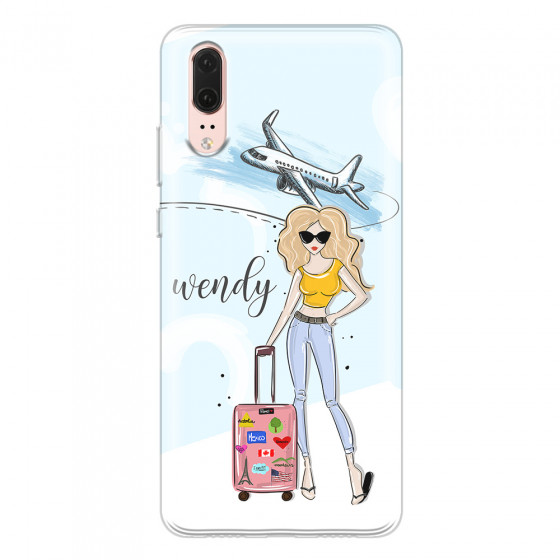 HUAWEI - P20 - Soft Clear Case - Travelers Duo Blonde