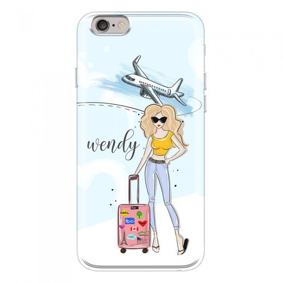APPLE - iPhone 6S - Soft Clear Case - Travelers Duo Blonde
