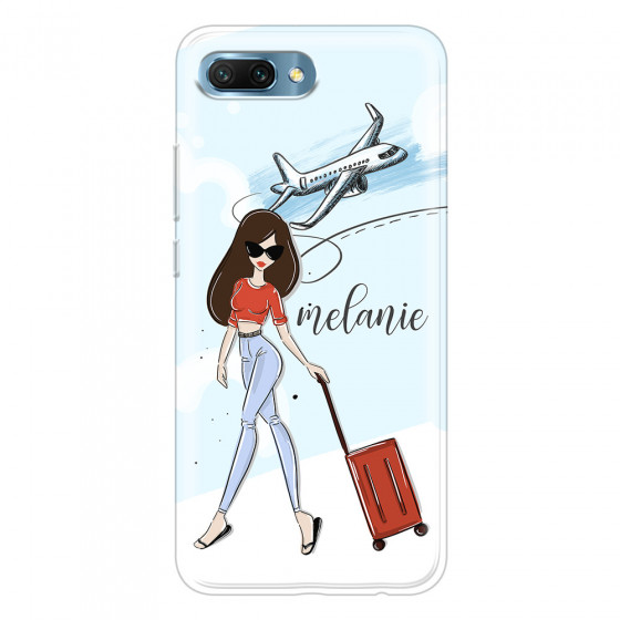 HONOR - Honor 10 - Soft Clear Case - Travelers Duo Brunette
