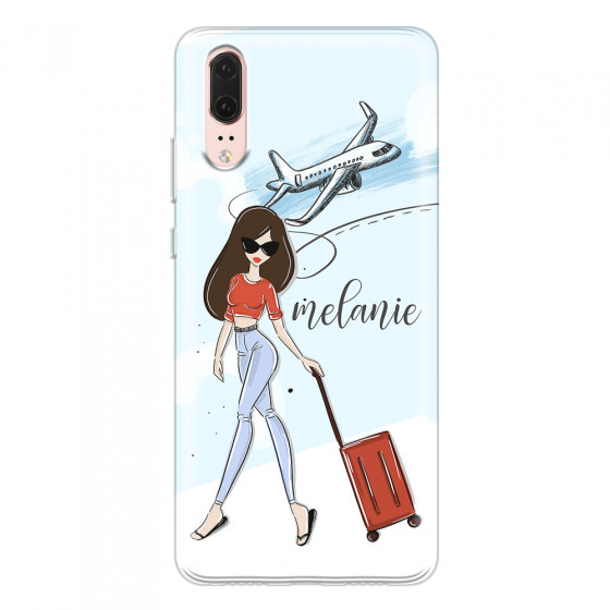 HUAWEI - P20 - Soft Clear Case - Travelers Duo Brunette