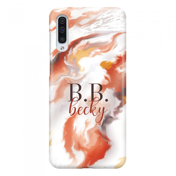 SAMSUNG - Galaxy A50 - 3D Snap Case - Streamflow Autumn Passion