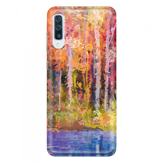 SAMSUNG - Galaxy A50 - Soft Clear Case - Autumn Silence
