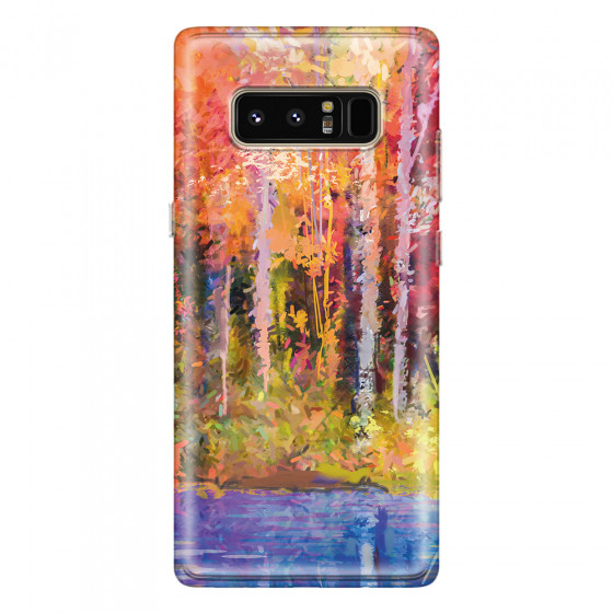 SAMSUNG - Galaxy Note 8 - Soft Clear Case - Autumn Silence