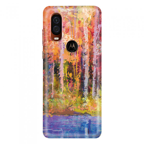 MOTOROLA by LENOVO - Moto One Vision - Soft Clear Case - Autumn Silence