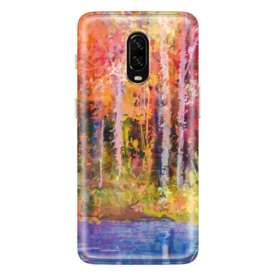 ONEPLUS - OnePlus 6T - Soft Clear Case - Autumn Silence