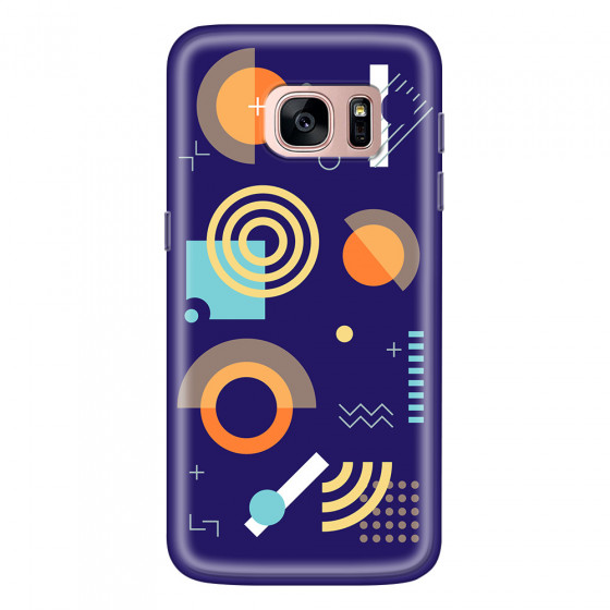 SAMSUNG - Galaxy S7 - Soft Clear Case - Retro Style Series I.