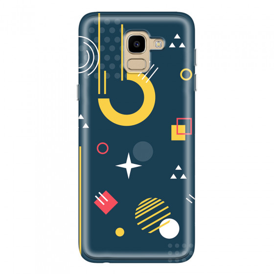 SAMSUNG - Galaxy J6 2018 - Soft Clear Case - Retro Style Series II.