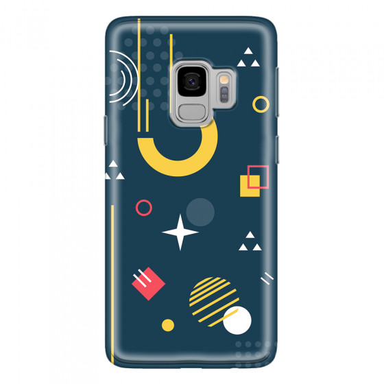 SAMSUNG - Galaxy S9 - Soft Clear Case - Retro Style Series II.
