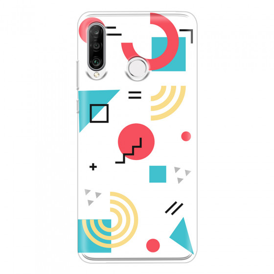 HUAWEI - P30 Lite - Soft Clear Case - Retro Style Series III.