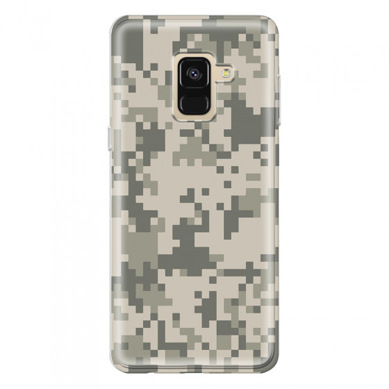 SAMSUNG - Galaxy A8 - Soft Clear Case - Digital Camouflage