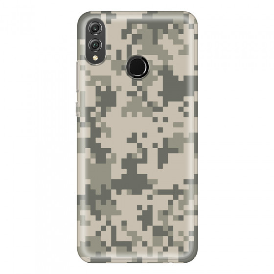 HONOR - Honor 8X - Soft Clear Case - Digital Camouflage