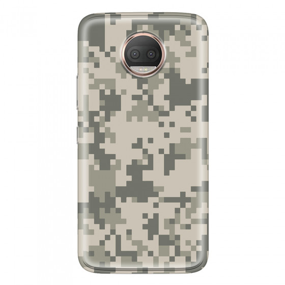 MOTOROLA by LENOVO - Moto G5s Plus - Soft Clear Case - Digital Camouflage
