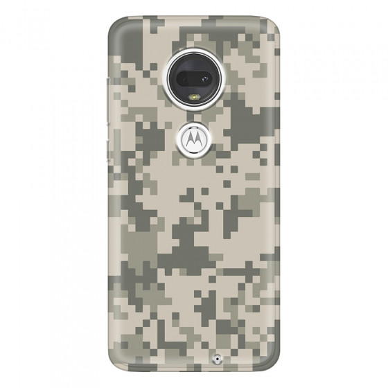 MOTOROLA by LENOVO - Moto G7 - Soft Clear Case - Digital Camouflage