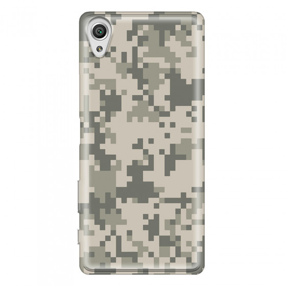 SONY - Sony XA1 - Soft Clear Case - Digital Camouflage