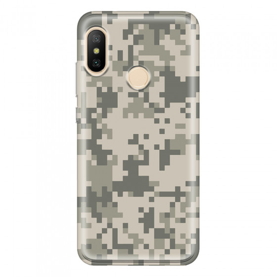 XIAOMI - Mi A2 Lite - Soft Clear Case - Digital Camouflage
